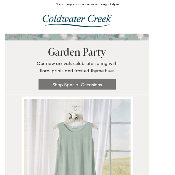 New Frosted Thyme Occasion Wear