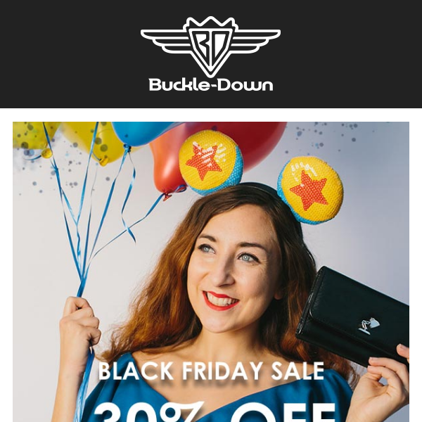 Buckle Down Black Friday Sale