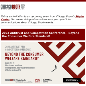 2023 Antitrust and Competition Conference - Beyond the Consumer Welfare Standard? | April 20-21, 2023