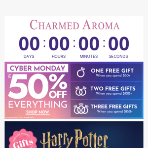 CYBER MONDAY SALE + HARRY POTTER DEALS!