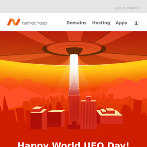 Happy World UFO Day — Save up to 91%