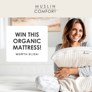 OMG! OMG! We're giving away a mattress!