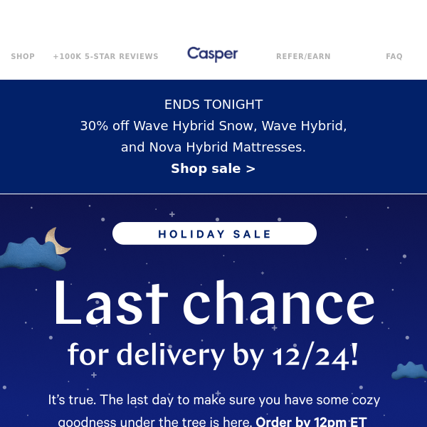 Ahem, last call for delivery by 12/24.