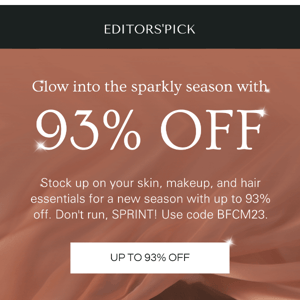 93% OFF hair care, skin care, and makeup