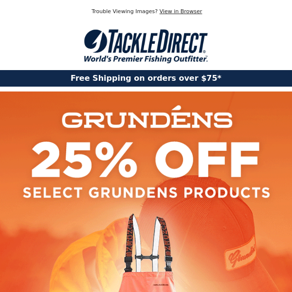 Get 25% Off Select Grundens!