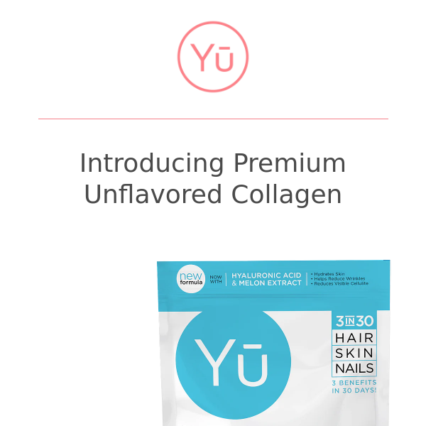 Introducing Premium Unflavored Collagen