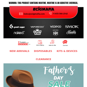 Father’s Day is Almost Here!!!!!!!! Save 15% on kits & Devices  💥 💥