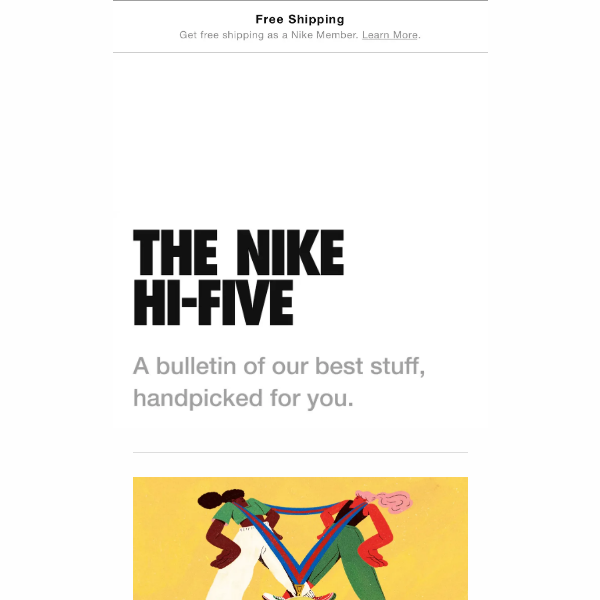Nike, It's Your Nike Hi-Five 👀