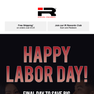 Happy Labor Day! Discount inside!