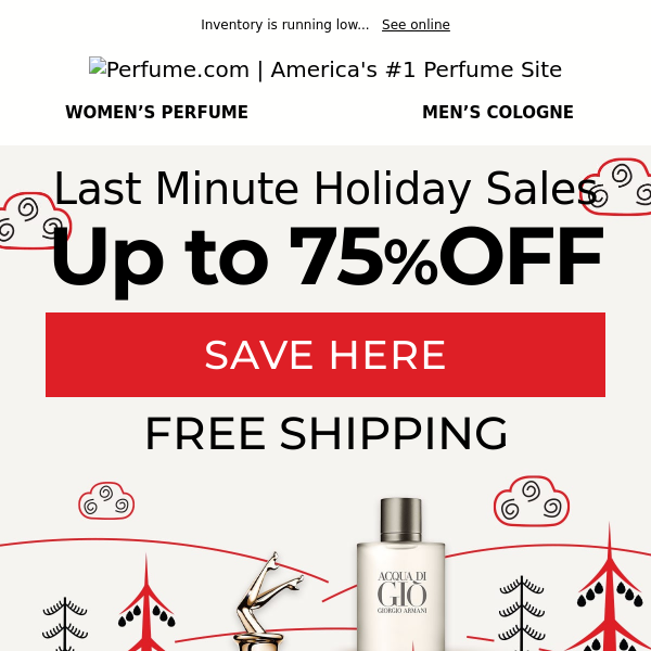 Last Minute Deals Free Delivery by 12/24