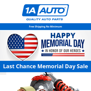 🕛 Hours Left to Save at Our Memorial Day Sale!