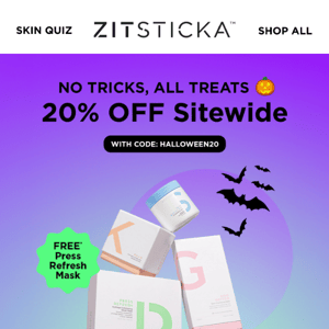 👻 20% OFF EVERYTHING 👻