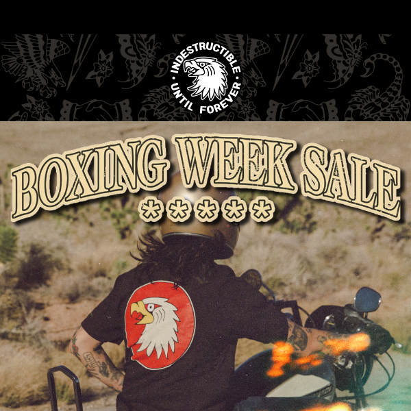 Up To 75% Off Boxing Week Sale