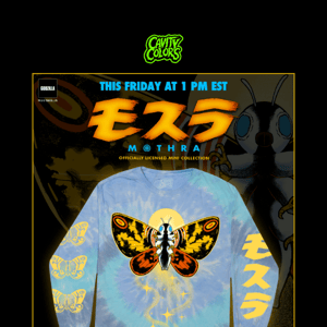 ✨ MOTHRA this Friday! 🦋