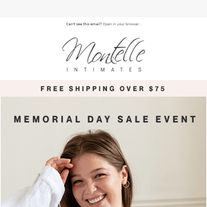 Memorial Day long weekend sale is here ﻿❤️