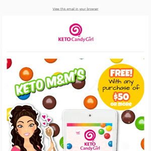 last chance 4 Free🤸‍♂️Keto M&M's