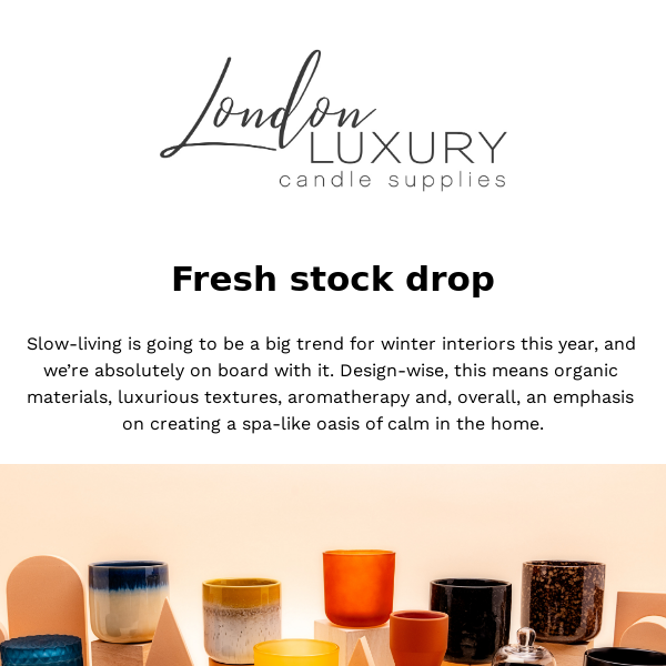 Fresh Stock Drop and Limited Fragrances