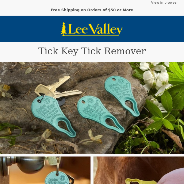 Tick Key™ Tick Remover – Removes Ticks Safely & With Ease