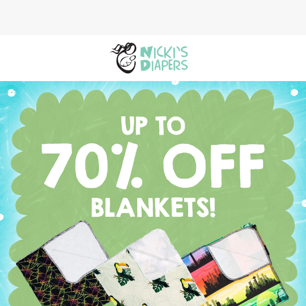 Enjoy Up to 70% Off on Soft Blankets for Your Bundle of Joy!