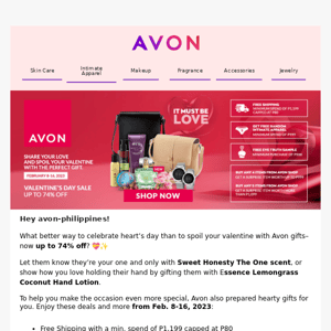 Avon’s Super HEARTY Sale for You! ❤️