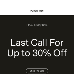 Black Friday Sale Ends Tonight