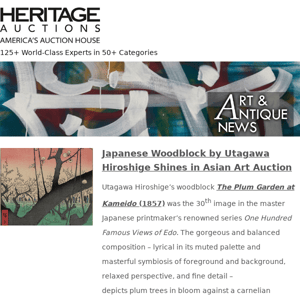 Heritage Auctions March Art and Antique News