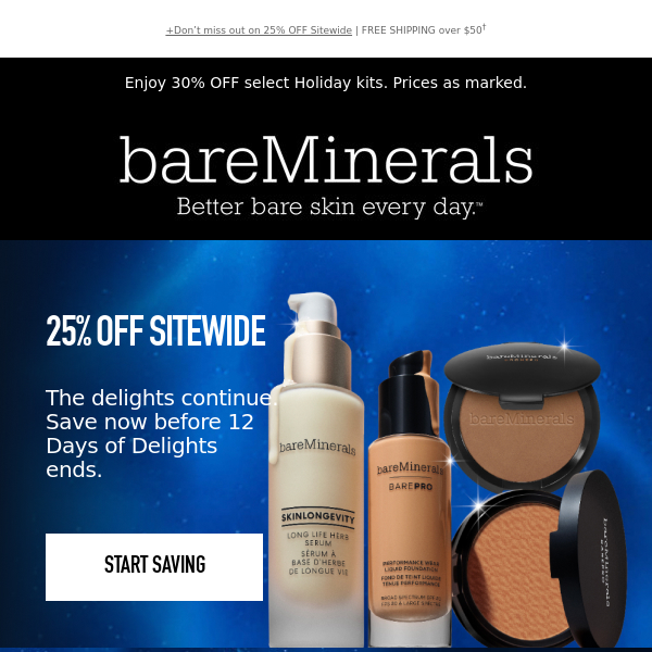 Gift yourself 5 full-size favorites + 5 mini must-haves