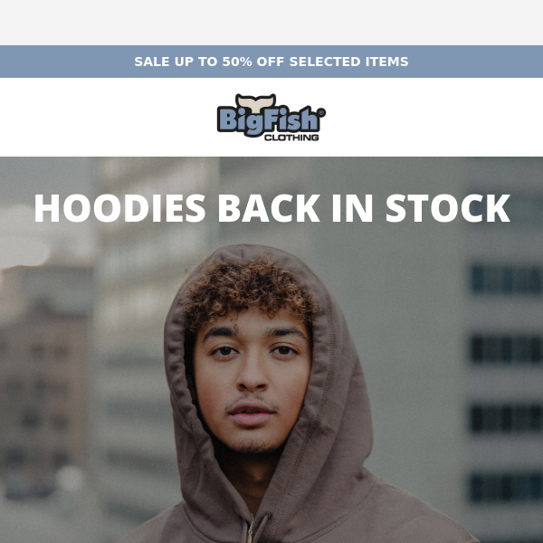 Hoodies Back In Stock!