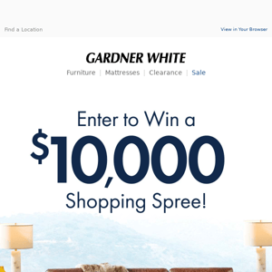 Treat Yourself With A 10k Shopping Spree 🤑 Gardner-White