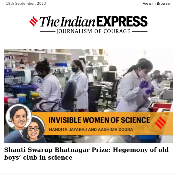 IE Opinion | Shanti Swarup Bhatnagar Prize: Hegemony of old boys’ club in science