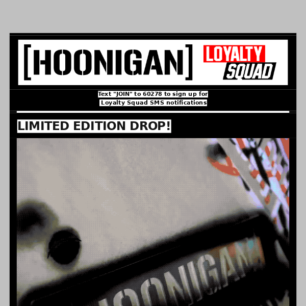 LIMITED EDITION DROP - H BOX STENCIL TEE