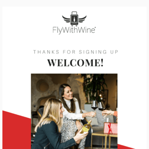 Welcome to FlyWithWine ✈ Save 10% today!