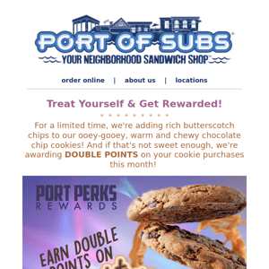 Treat Yourself to Double Points!