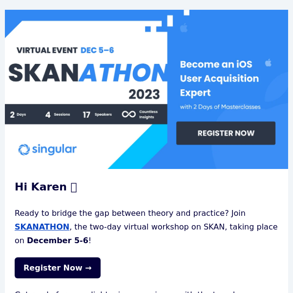 💡 Join SKANATHON, the two-day virtual workshop on SKAN
