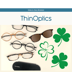 Happy St. Pat's: 30% Off Full Frames!