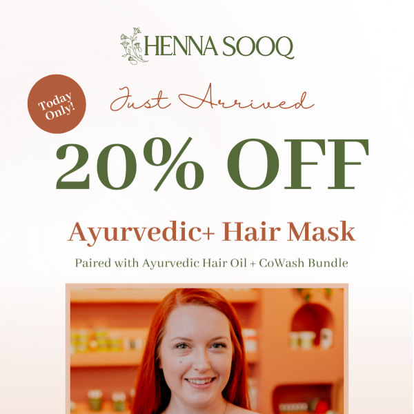 It's finally here! 20% Off Ayurvedic+