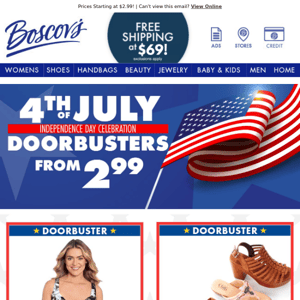 Celebrate Independence Day with These Great Doorbusters!