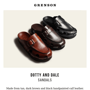 New in – The Indoor Outdoor sandal – Dale & Dotty