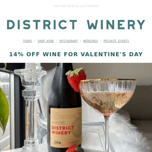14% Off Wine-to-go Through the 14th 💕