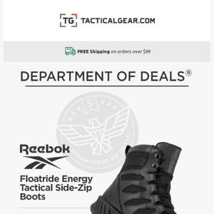 DOD: $69.99 Reebok boots available NOW! ➡
