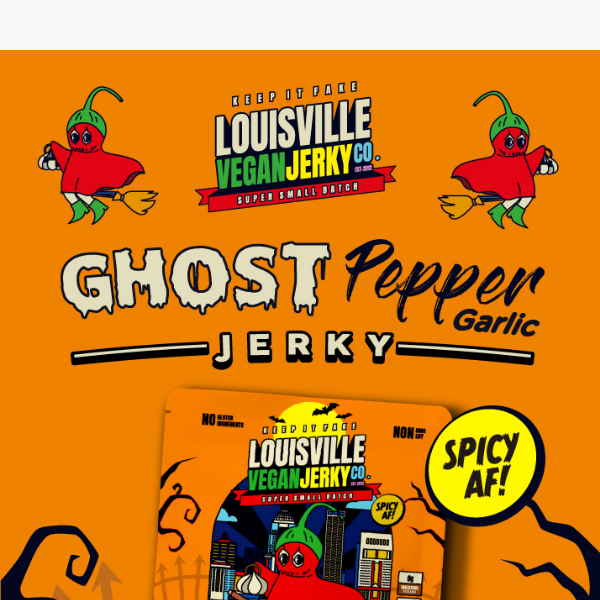 🎃 New Spooky Ghost Pepper & Garlic Jerky + Fall Variety Pack 🎃