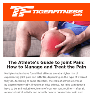 The Athlete’s Guide to Joint Pain 🩻 How to Manage and Treat the Pain