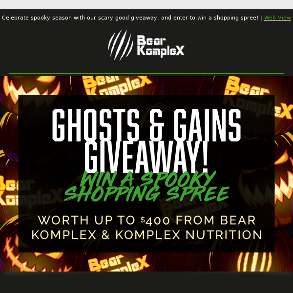 👻 Enter Now: Ghosts & Gains Giveaway!