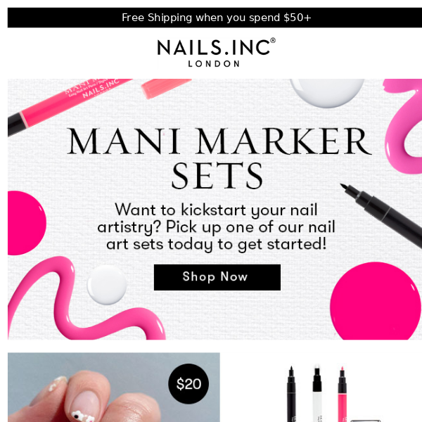 Check out our NEW! Mani Marker Nail Art Sets