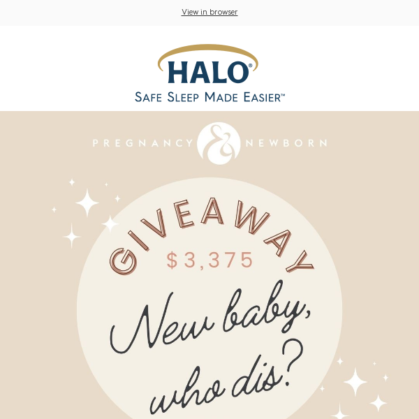 Win $3,000 in baby gear 🤩