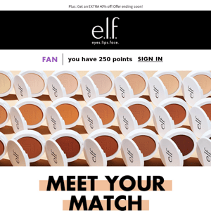 Meet your perfect match with our Shade Finder