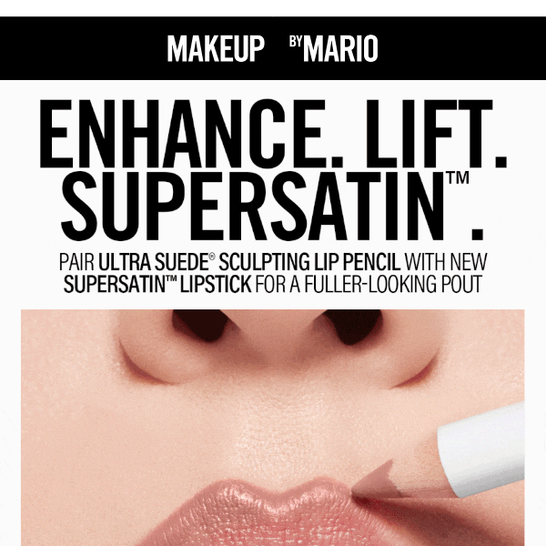 4 new shades + Mario’s Lip Lift™ Technique = 🤍
