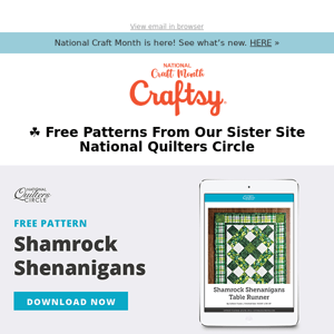 2 Free Patterns Perfect for St. Patrick's Day!