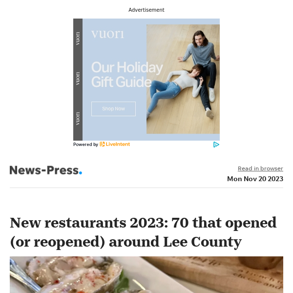 Top Stories: 70 new restaurants that opened (or reopened) in 2023 from Cape Coral to Captiva