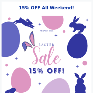 Our Easter sale ends in a few hours!🐣